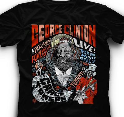 Vintage George Clinton Live Unisex T-Shirt Parliament Funkadelic Vintage Tshirt Unisex Unisex T-Shirt