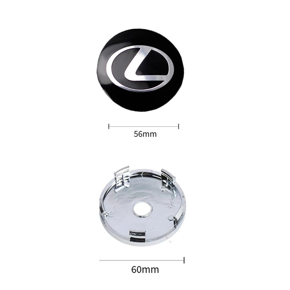 56/60MM Car Wheel Center Hub Caps Tire Rim Covers Sticker Accessories For Lexus Fsport RX330 IS250 Ct200h ES300h RX350 IS300h NX