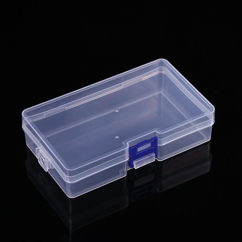 

PP Lockable Plastic Storage Box for Jewelry, Beads, Fishing Gear, and Stationery Display. 14.4*8.4*3.4CM