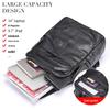 Herrenrucksack aus echtem Leder: Leichte, geräumige, Business Casual Computertasche
