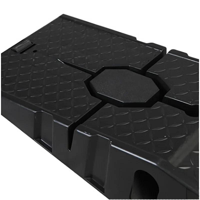 1 Pair Black 2500kg Heavy Car Ramps 900 Mm Long Anti-Slip Working Ramp Car Oil Changing Repair Maintenance Jacket Lift Tools