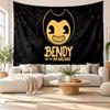 Bendy and the Ink Machine Wall Tapestry Home Decor Hanging Cloth Art Background Tapestry for Bedroom