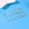 Bobisty Nose Ring Stainless Steel Nose Piercing Stud Septum Rings Lip Rings for Women Men
