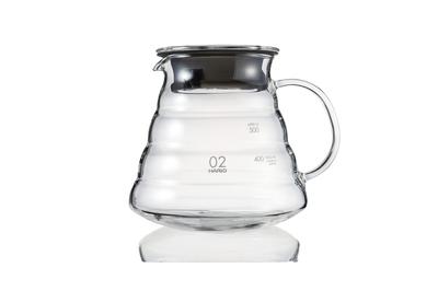 V60 Glass Server 600 Clear 600ml For 2-5 Cups Microwaveable Made In Japan XGSR-60-TB