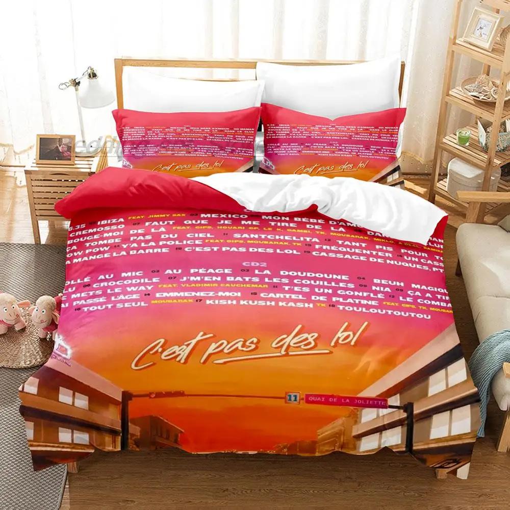 3D Print JuL C'est Pas Des Lol Bedding Set Boys Girls Twin Queen Size Duvet Cover Pillowcase Bed Kids Adult Home Textileextile