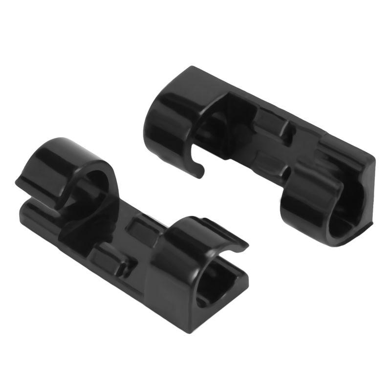 A84X-60Pcs Wire Fixing Clamp Clip Desktop Wire Clear Up Clips Holder Clamps Cable Clip Device USB Cord Clips Holder Organiser