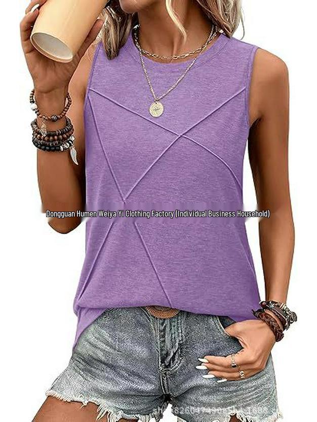 Women's Loose Solid Color Sleeveless Summer Tank Top, 2025 Edition
