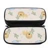 Sturdy PU Leather Pen Case for Classroom and Office Supplies with Protective Firm Shape for Students Teachers and Workers