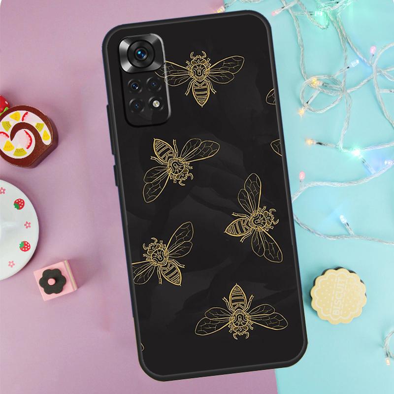 

Bees Case For Xiaomi Redmi Note 13 Pro 14 9 10 11 12 9S 10S 11S 12S Redmi 14C 10C 12C 13C Cover Redmi Note 13 Pro 4G