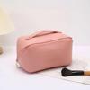 Luxury Leather Multi-Layer Travel Cosmetic & Toiletry Organizer Bag