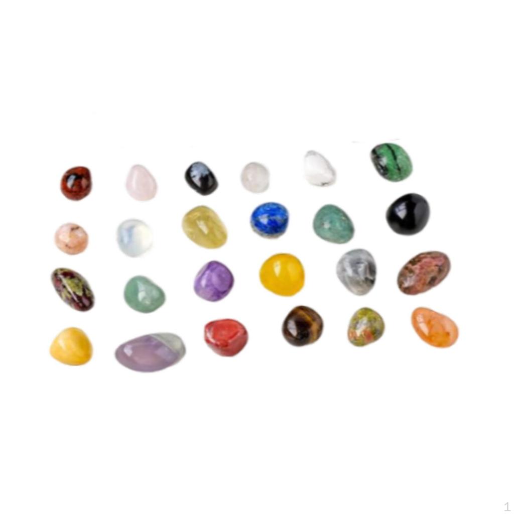 24 Days Natural Agate Stone Ore Blind Box for Adults Girls Boys Xmas
