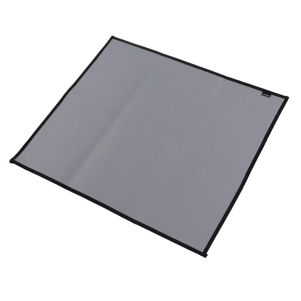 Silicone Coated Fiberglass Fireproof Grill Mat Grey Flame Retardant Fire Pit Mat With Storage Bag Foldable