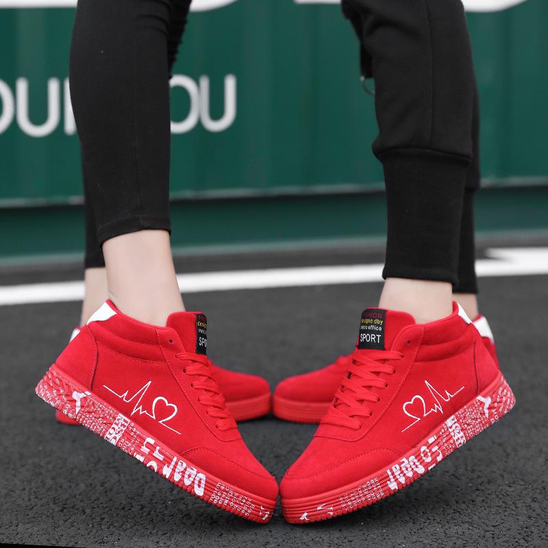 Couple casual shoes spring and autumn new board shoes men's trendy shoes teenagers casual women's sports shoes men