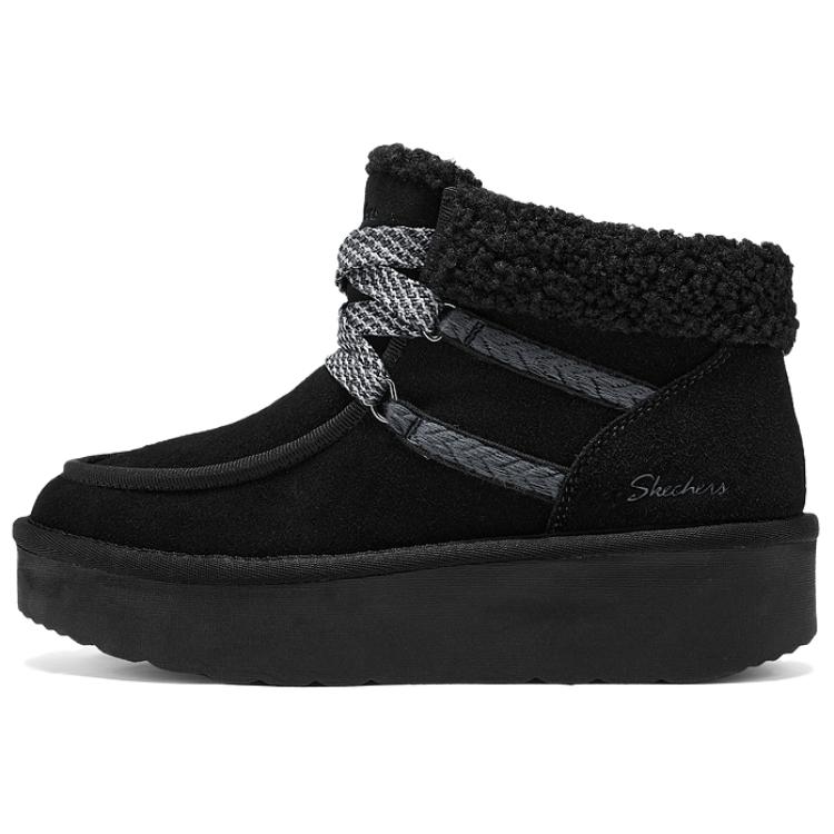 Skechers Suede Padded Warm High-Top Snow