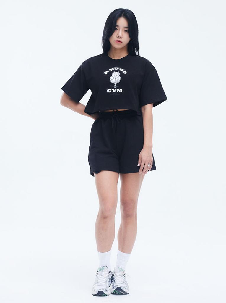 REMOVERSTUDIO Women'S Moscular Devil T-Shirt [Black]