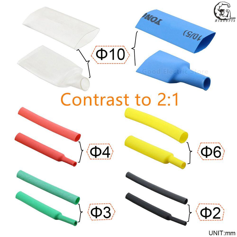 Repair Tools Environmental Flame Retardant Cable Sleeve Organizer Wire Wrap Kit Heat Shrink Tube