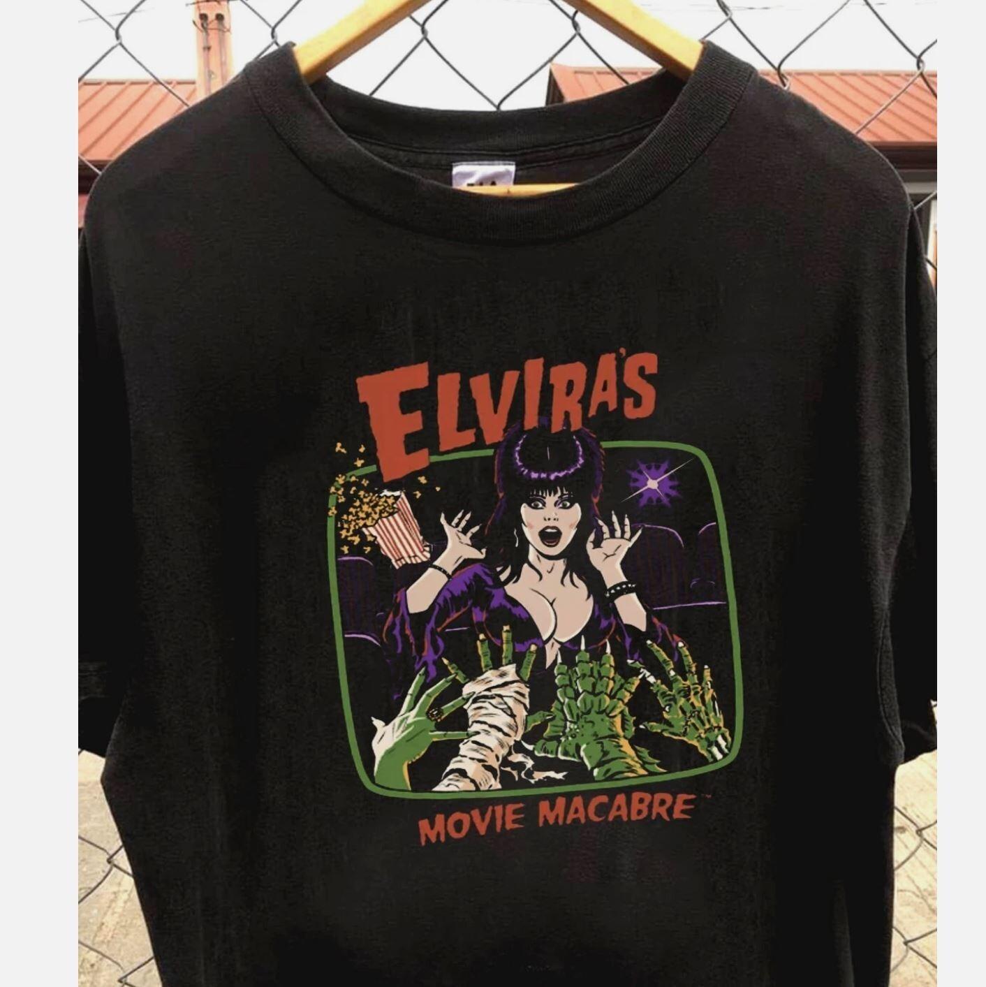 Elvira_s Movie Macabre T Shirt classic style men women S-45XL Unisex T-Shirt M