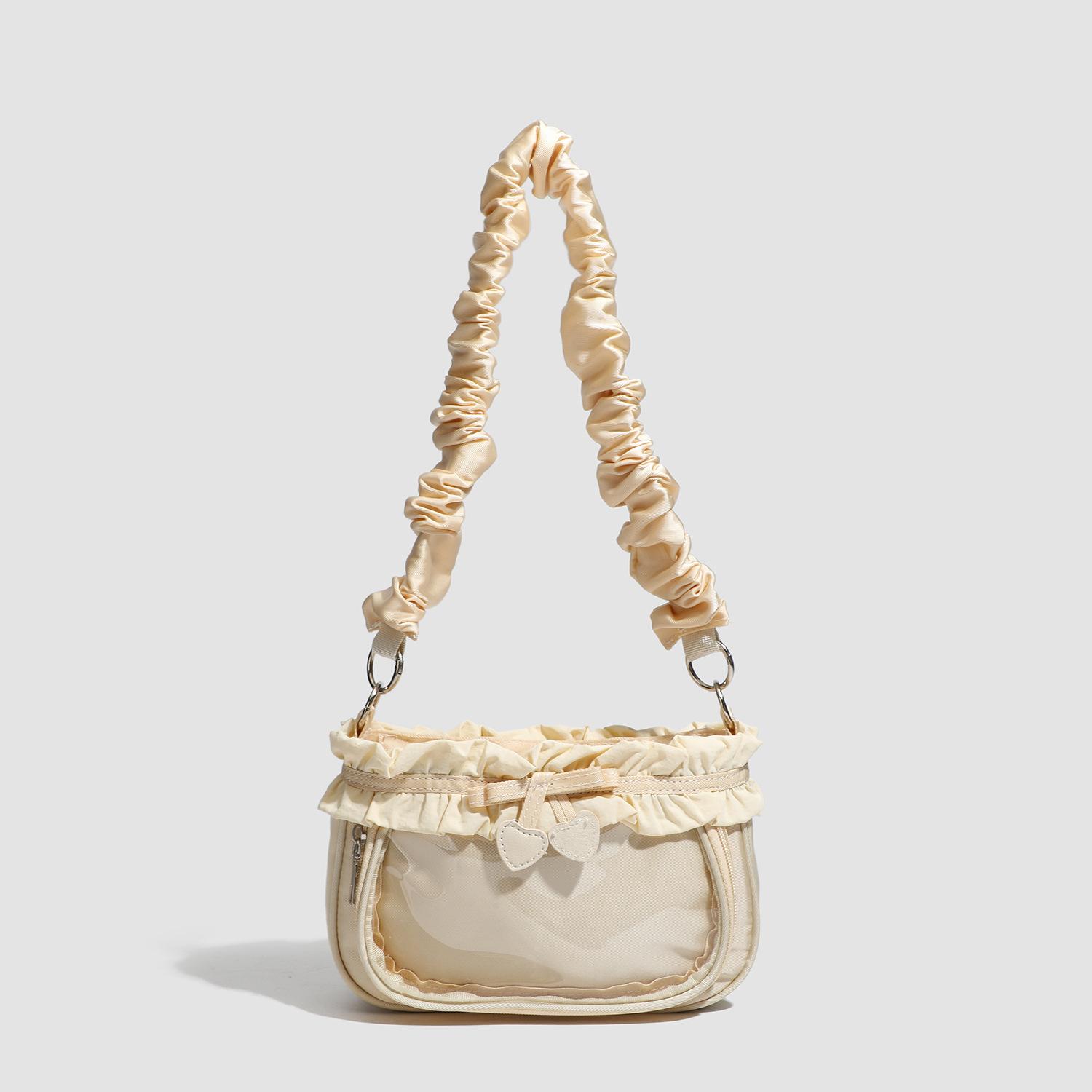 

Студенческая сумка через плечо высокой стоимости 2025 новая сумка сумка для канцелярских товаров милая сумка подмышку боль жёлтый