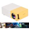   Projector 1080p Diffuse Reflection Imaging Support 23 Languages HD Projector with Spkers Yellow