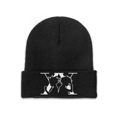 Gorros de punto Hunter X Hunter para mujer, gorros unisex, gorros de invierno, gorro cálido con forma de melón