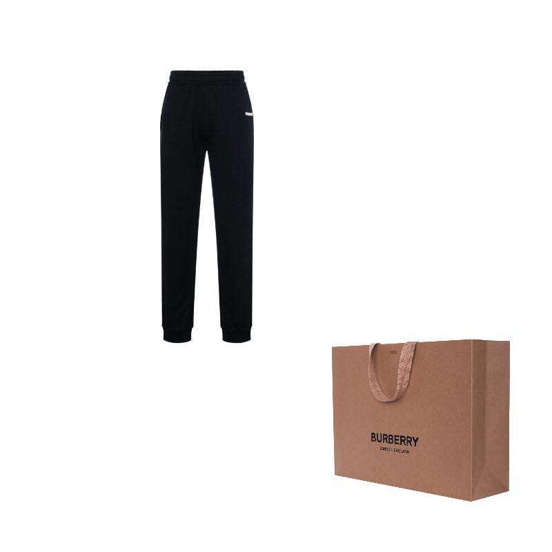 Burberry Knitted Sweatpants Men's Black 80553381