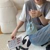 Storage Pocket Drawstring Bag Corduroy Storage Bag Small  Fashionable Durable
