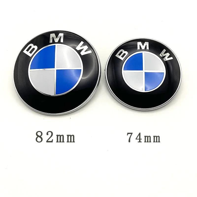 For BMW Hot 2025 1pcs 82mm 74mm Car Emblem Badge Hood Front Rear Trunk Logo for Bmw E46 E39 E38 E90 E60 Z3 Z4 X3 X5 X6 511481323