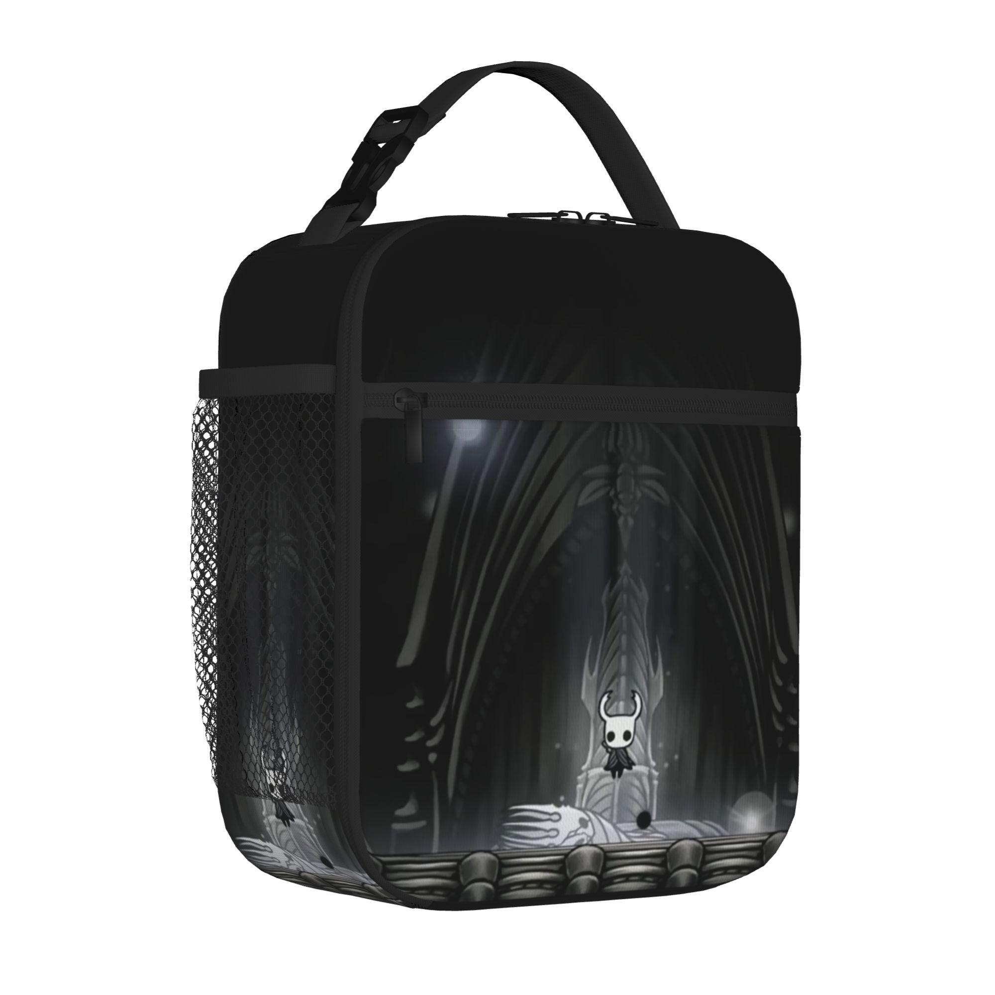 Hollow Knight Advanture Game Tote Insulated Lunch Bag Cartoon Portable Food Bag Reusable Thermal Cooler School Office Large Size One Size