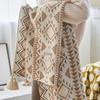 Fanyejia Bohemian Style Sofa Blanket, Office Nap Air Conditioning Throw, Guesthouse Tail Blanket, Knitted Coverlet, 520 Gift