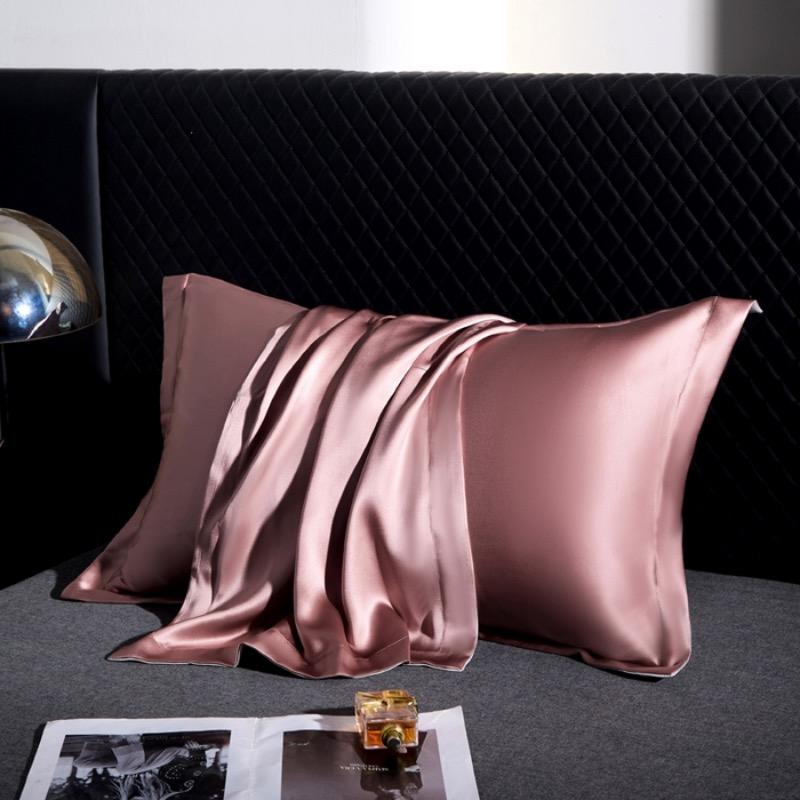 100% Maulbeerseide Luxus Natürliche Schwere Reine Seide Kissenbezug Sommer Kühle Seide Kühlendes Kissenhandtuch Kissenbezug Einzel Doppel