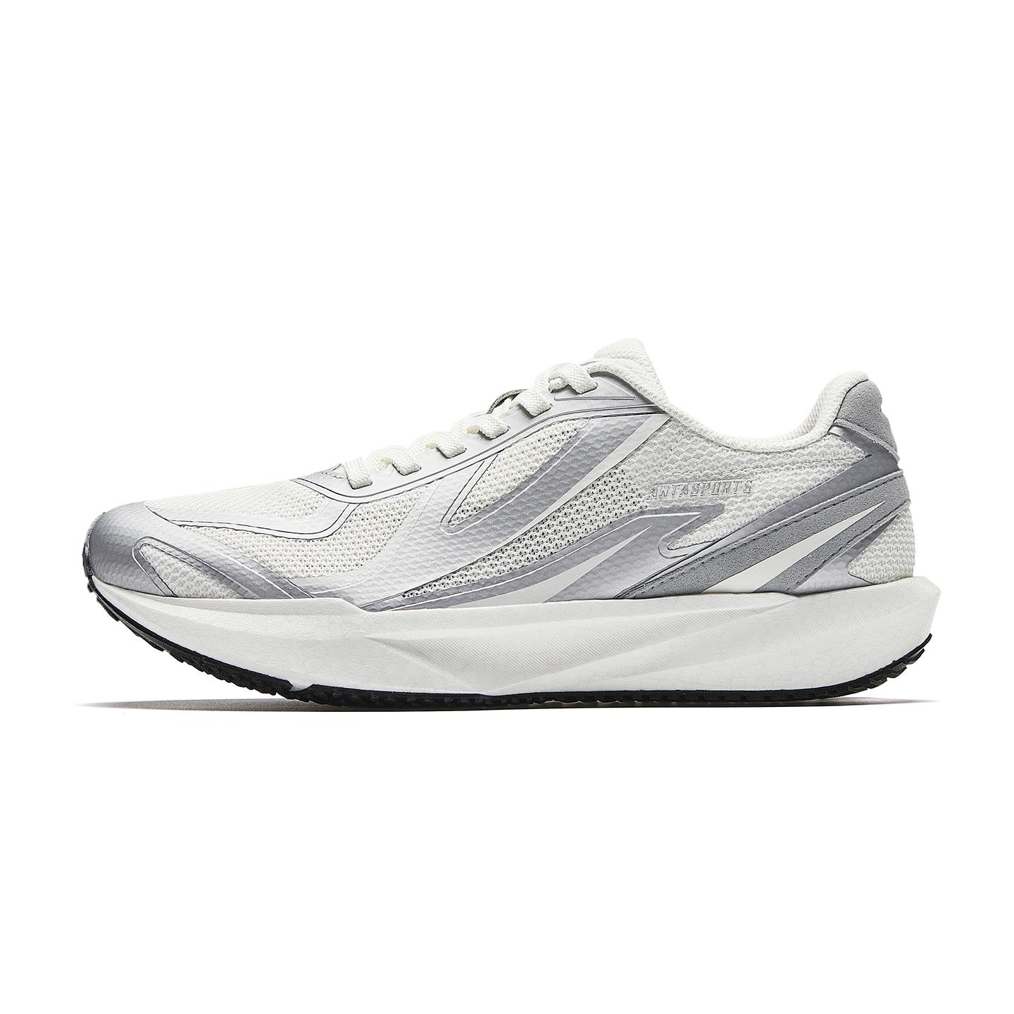 

Anta S City Lightweight Comfortable Running Commuting Shoes Kids sneaker White Silver 922618811-2 40