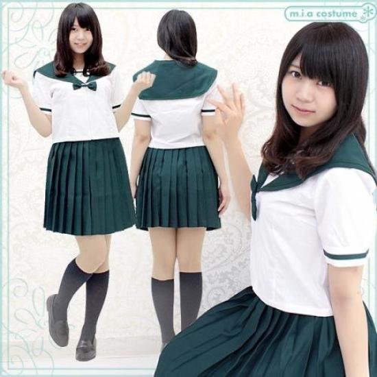 

Narita International High School Summer Uniform M Size зелёный
