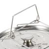 Stainless Steel Steamer Cooker Silver Large Capacity Steamer Insert Pans Stackable Layered Steaming Steamer Inserts Set