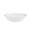 Elegant White Ceramic Pickled Fish & Noodle Bowl for Home or Restaurant Use