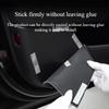 For Tesla Model Y Juniper 2025 Car Door Anti Kick Pads Leather 4PCS Door Panel Protective Pad Sticker Anti Dirt Mat Accessories