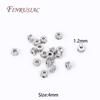 4MM 18K Gold Plated Brass Roundel Stripe Spacer Beads,Loose Beads Separators DIY Bracelet/Necklace Making Supplies Wholesale