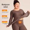Ultra Thin Seamless Underwear Set for Women, Winter Thermal Base Layer Pajamas