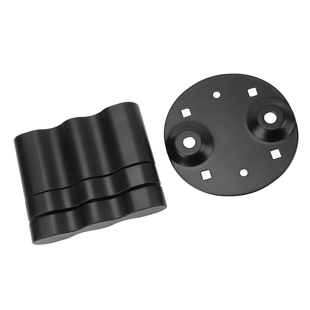 Gas Can Mount RX DLX PM Black Electrophoretic Coating Strong Strength Fuel Container Mount for Motorcycle