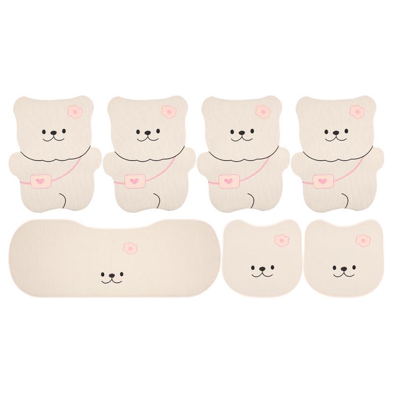 Süßes Cartoon-Bären-Autositzkissen & Universeller Rucksack für BYD Seal 05