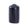 180pcs Rubber Caps Flexible Black End Caps Shock Absorbing for Screw & Tube