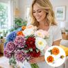 3 Heads Artificial Peony Flower DIY Flower Silk Flowers Bouquet Realistic Floral Arrangement Simulation Flowers