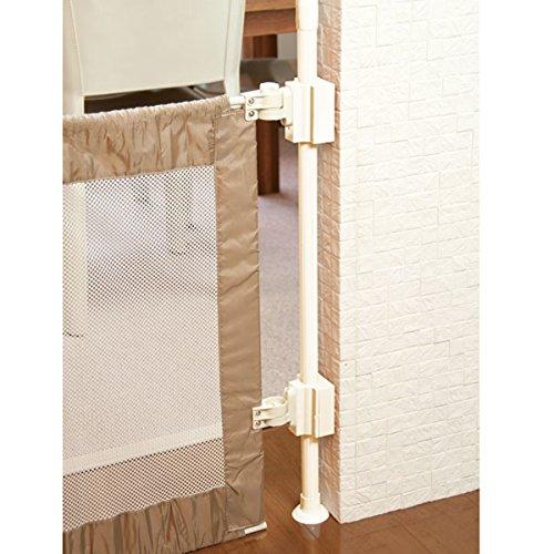 Nippon Child Care Baby Gate Stâlp Set de 2 oriunde Potrivit pentru 6 luni până la 24 luni Set stâlp care elimină necesitatea de a înșuruba poarta super lată
