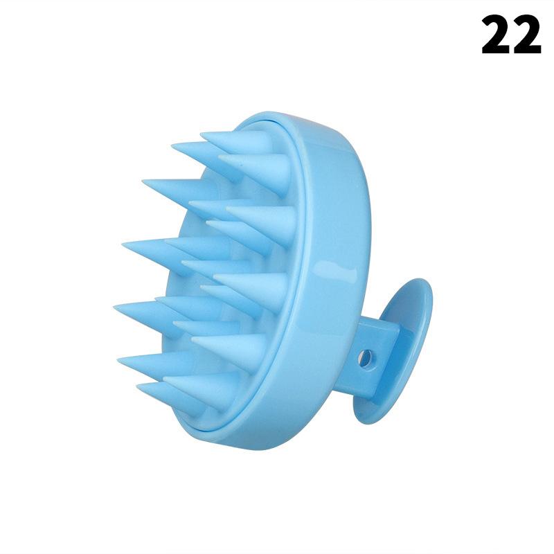 Shampoo Brush Empty Hair Shampoo Bottle With Comb Teeth Salon Treatment Oil Perm Dye Bottle Color Plastic Dry Cleaning Bottle