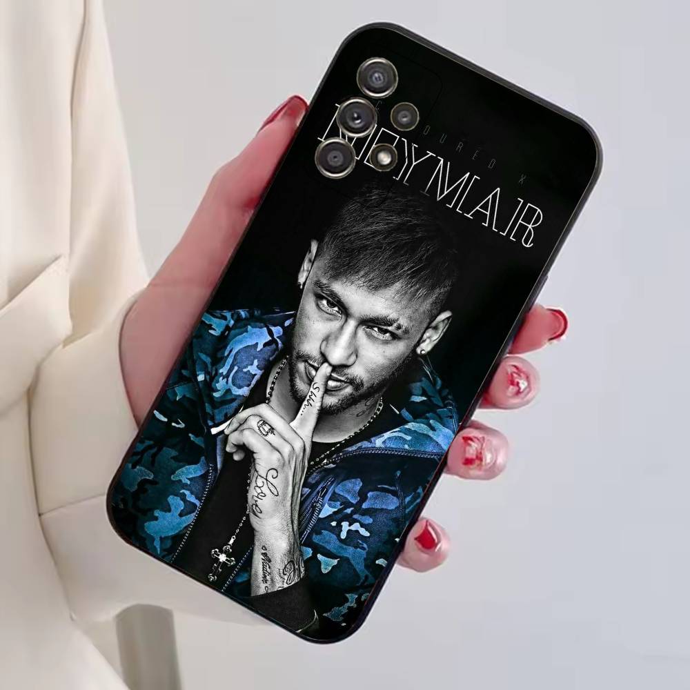 N-Neymar Jr Football C-Cheer Phone Case For Samsung S25,S24,S21,S22,S23,S30,Ultra,S20,Plus,Fe,Lite,Note,10,Black Cover