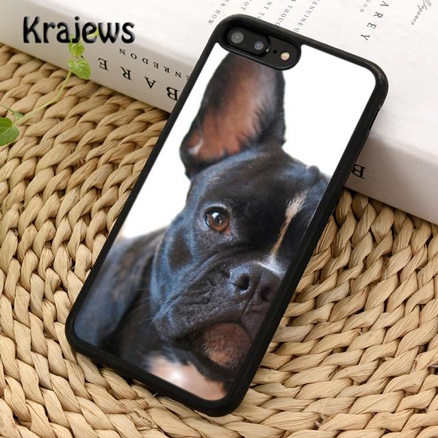 Krajews French Bulldog Funny Soft Phone Case Cover For iPhone 14 6s 7 8 Plus XR XS 11 12 13 Pro Max Samsung Galaxy S21 S22ultra
