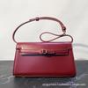 Kelly bag Manhattan high-end solid color underarm shoulder crossbody fashion French dinner bag