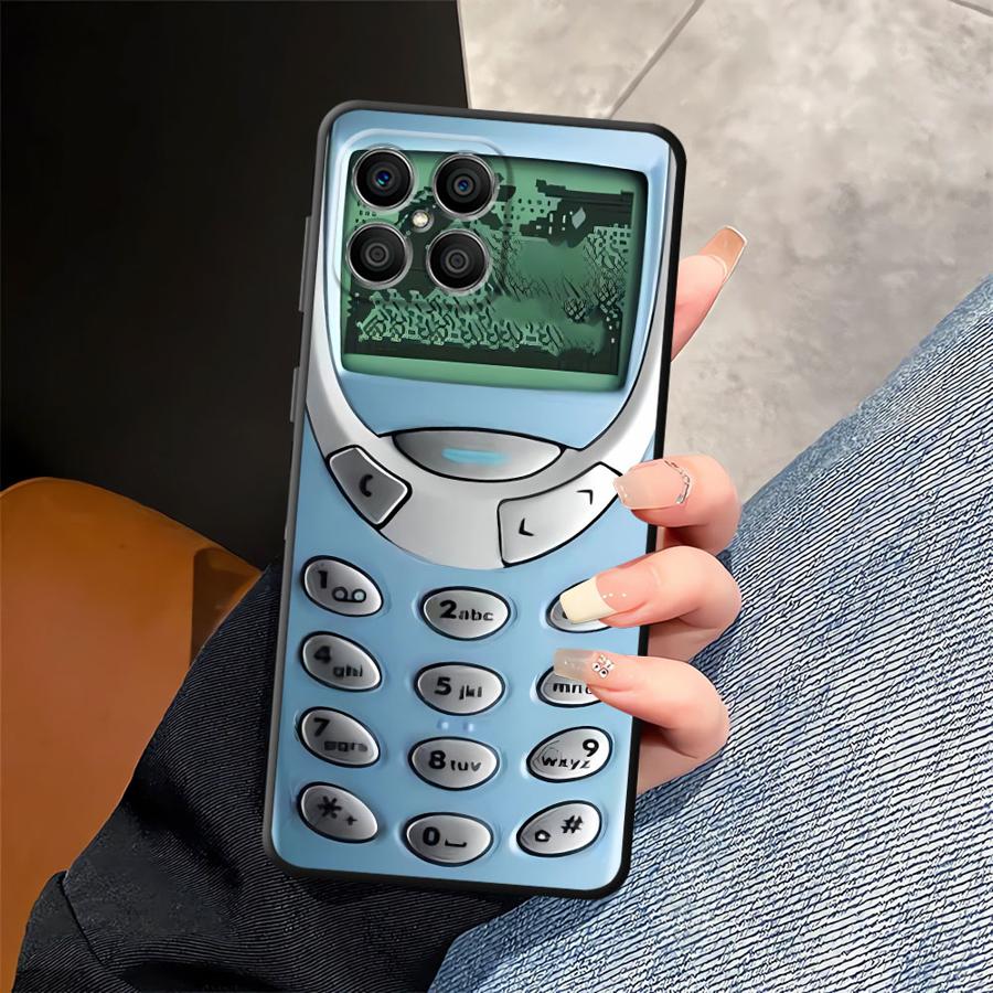 Case for Honor Magic5Lite X5b X7 X9a 70 X8 90 200 400 Lite X6 8X Funda Phone Cover Retro Cameras Games