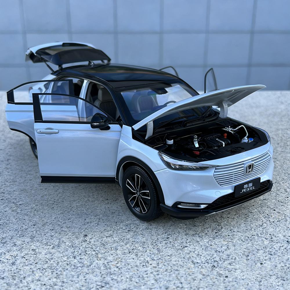 AFXW8 Die-cast 1:18 Scale Honda Vezel 2023 Suv Alloy Simulation Car Model Static Ornament Gift Toy Collection Decorative Souvenir