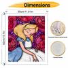 Disney Alice In Wonderland Oil Painting Art Set Handmade Diy Gift Home Decoration