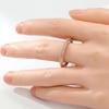 Minimalist Inlaid Multicolored White CZ Women's Ring Classic Gold Color Geometry Daily Wear Party Jewelry Anniversary Gift